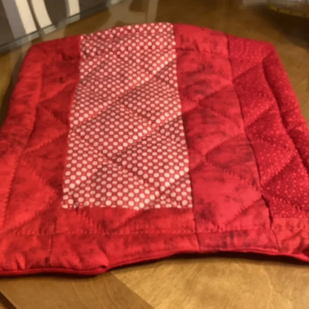 NWOT Hand Crafted Reversible Quilted Stuffed Animal/Doll Quilt